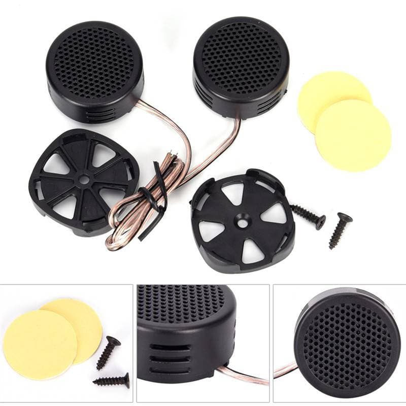 qo 2 Unidades 500 Watts De Áudio Para Carro Super Power Alto Dome-Falantes Estéreo Com Tweeter br