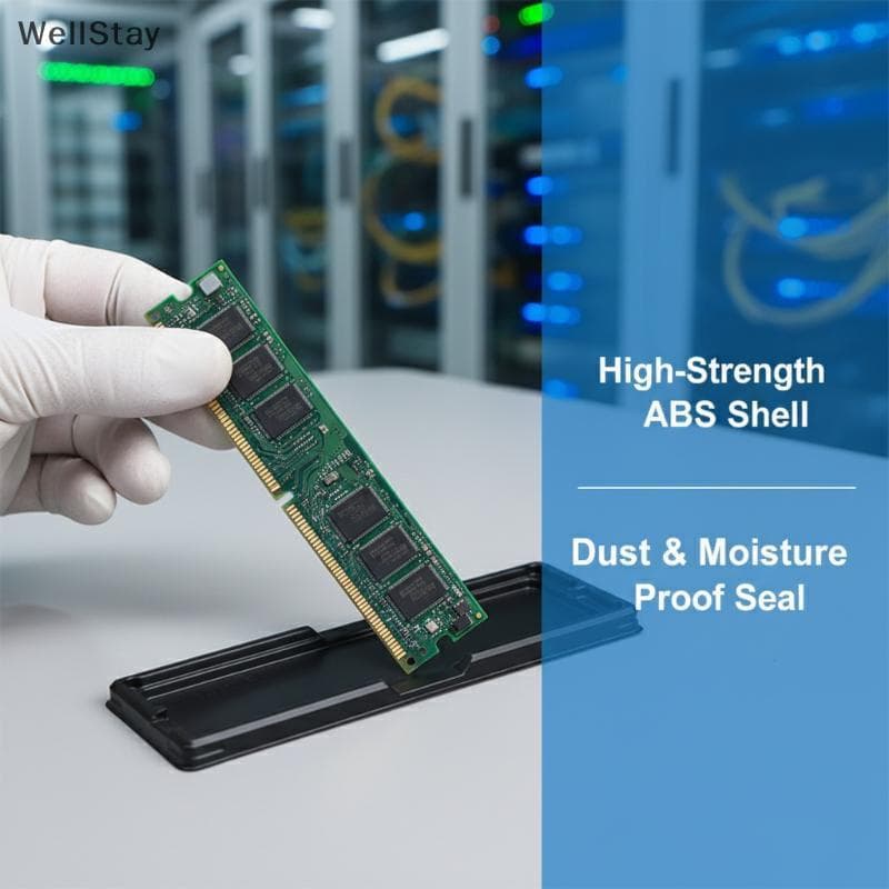 [WellStay] 10 Unidades De Suporte De Memória DIMM Caso Clamshell SO Paaging Box DDR Geração Blister Para DDR3 DDR4 DDR5