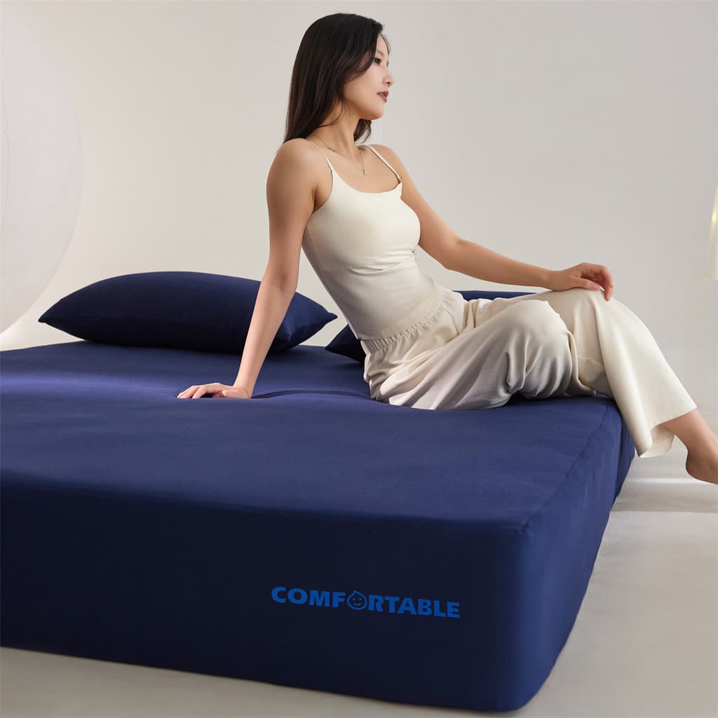 Deep Sleep pro Camada de ar sem costura Classe A Zero Pressão Four Seasons Lençol de malha de peça única totalmente cerc