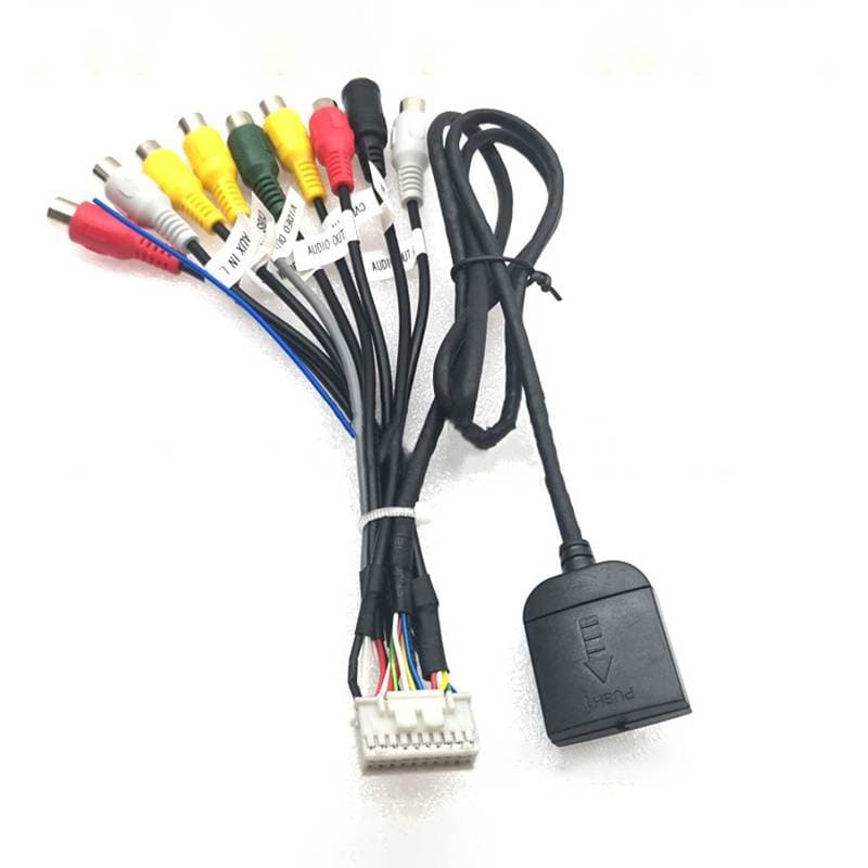 LTBR Rádio Do Carro RCA Saída Fio Chicote De Fiação Conector Adaptador Cabo 4G SIM Slot Para + Antena 4G ~