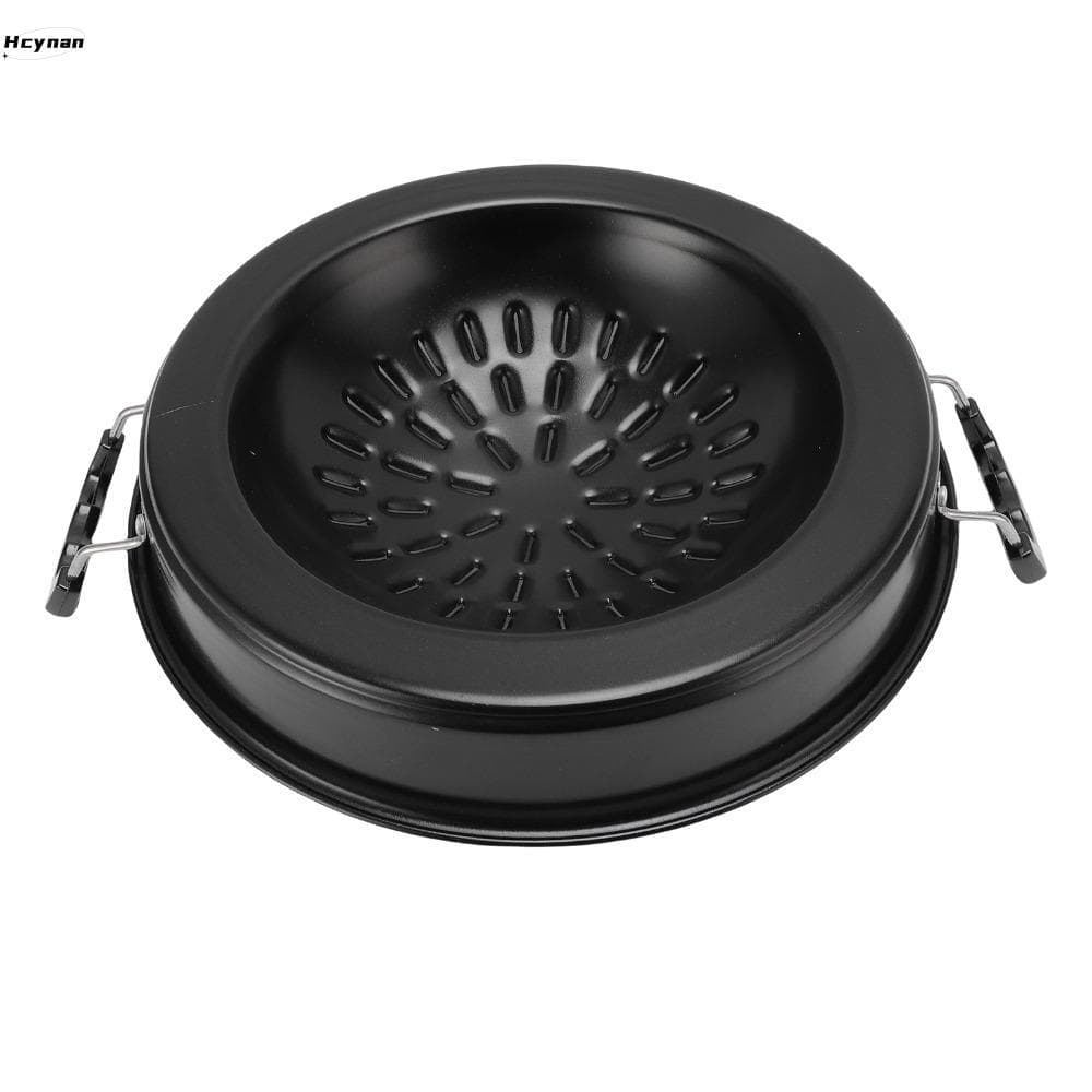 Panela Quente HCYNAN , Redonda Para Churrasco Tailandesa De Uso Duplo , Grelha De Ferro Preto Com Lateral