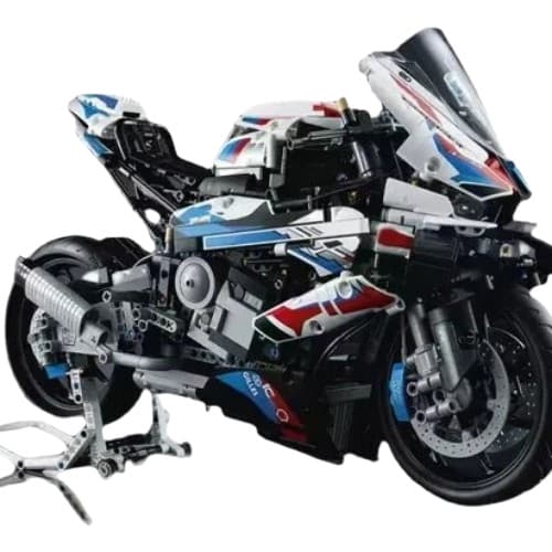 Bloco de Construção Motocicleta Moto BMW 1000RR, 1920 Peças
