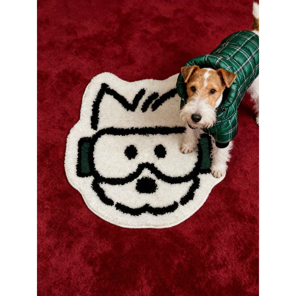 Seevahome seevahome tapete de cachorro de desenho animado, sala de estar, quarto, cabeceira, antiderrapante, engrossado,