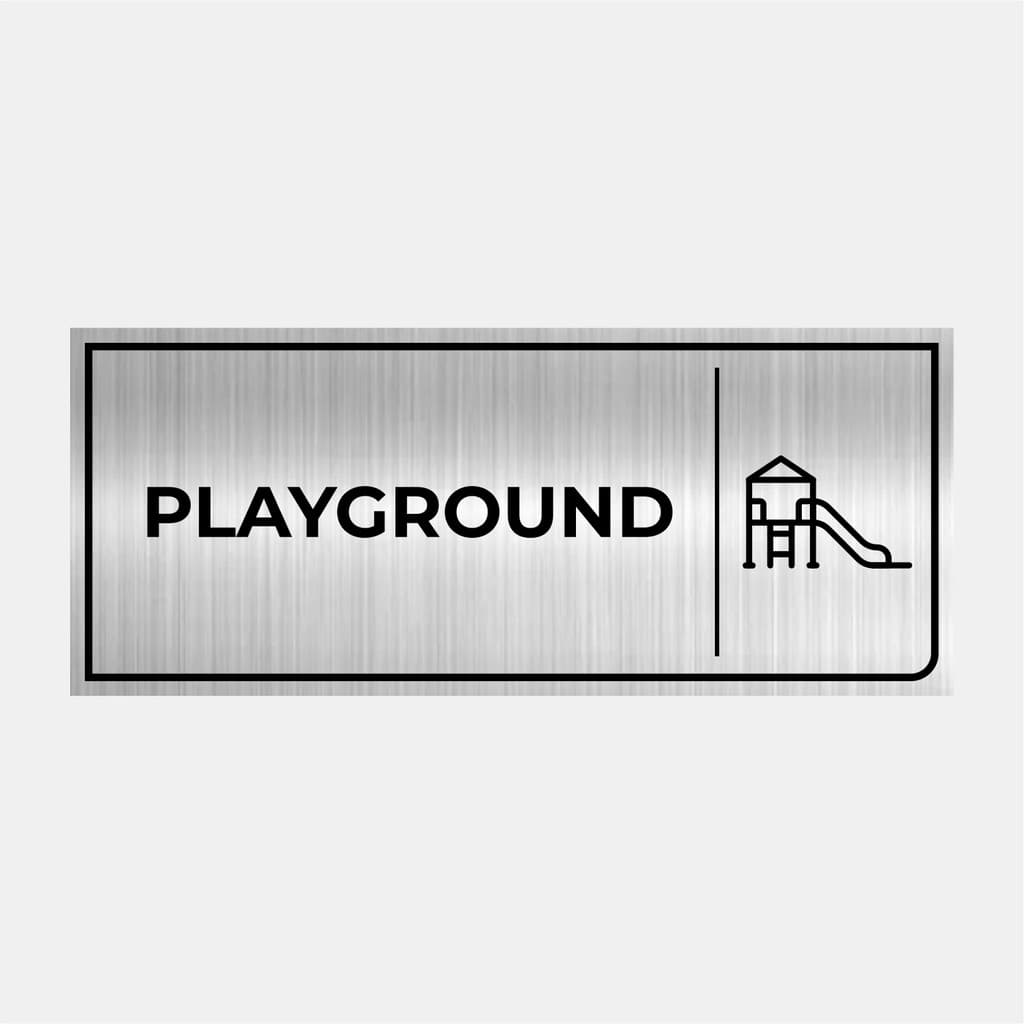 Placa Para Porta Parede Identificação Playground 24x10cm