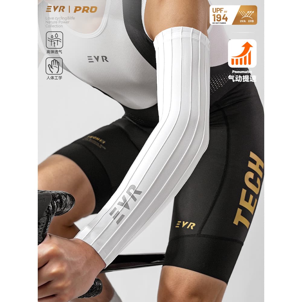 EVR novo estilo manga de ciclismo pneumático verão manga de gelo protetor solar antiderrapante das mulheres dos homens d
