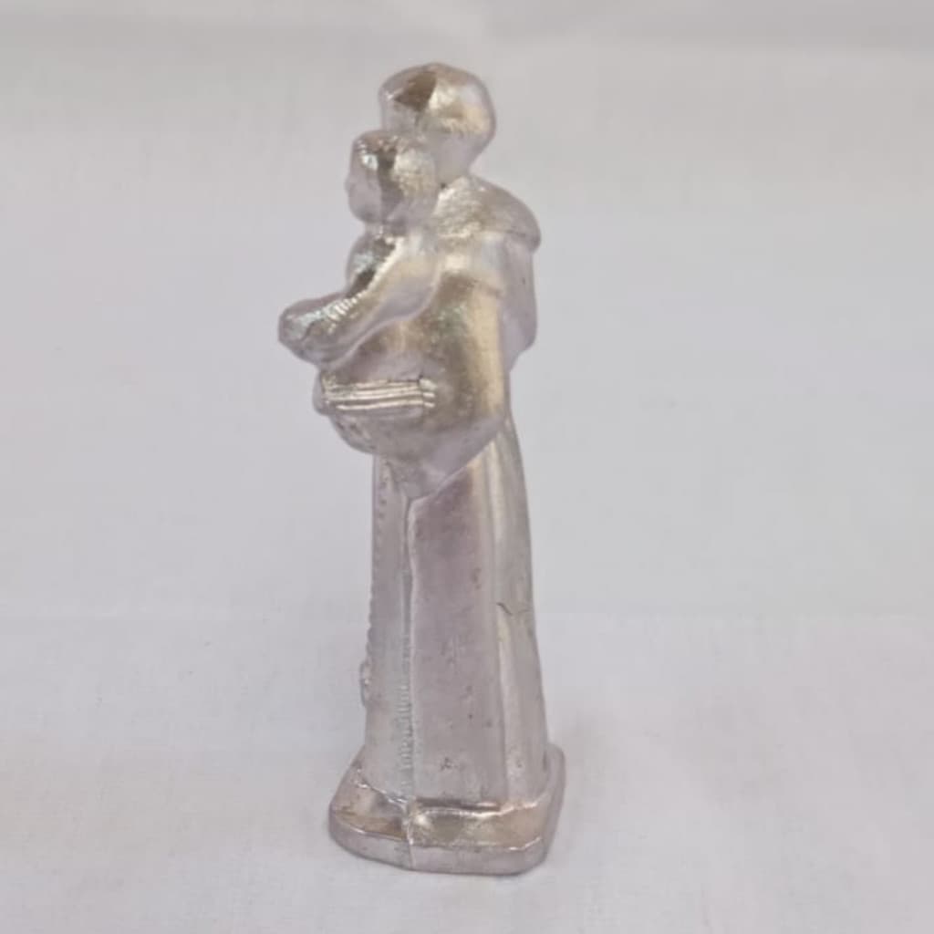 Imagem Santo Antônio 10 Cm Chumbo com Fundo Aberto