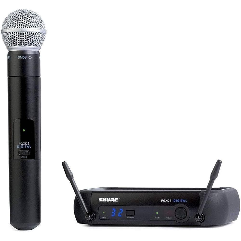 Microfone sem fio Shure professional pgxd24/sm58 X8