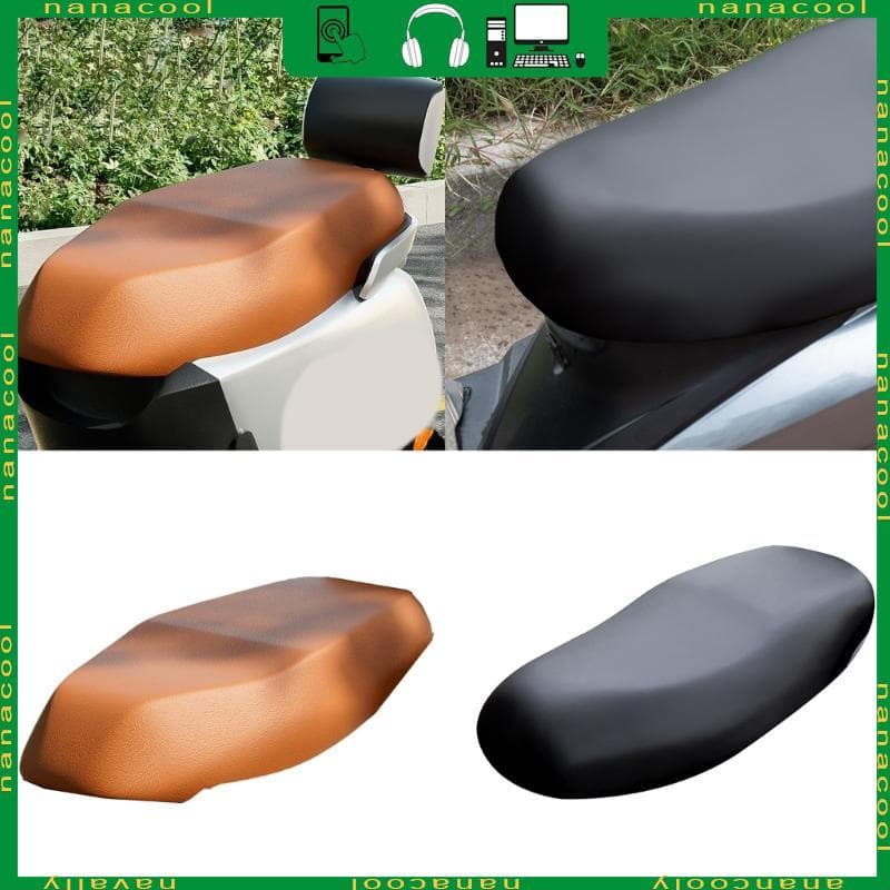 nana Capa Para Assento Motocicleta Couro PU Proteção Solar À Prova D