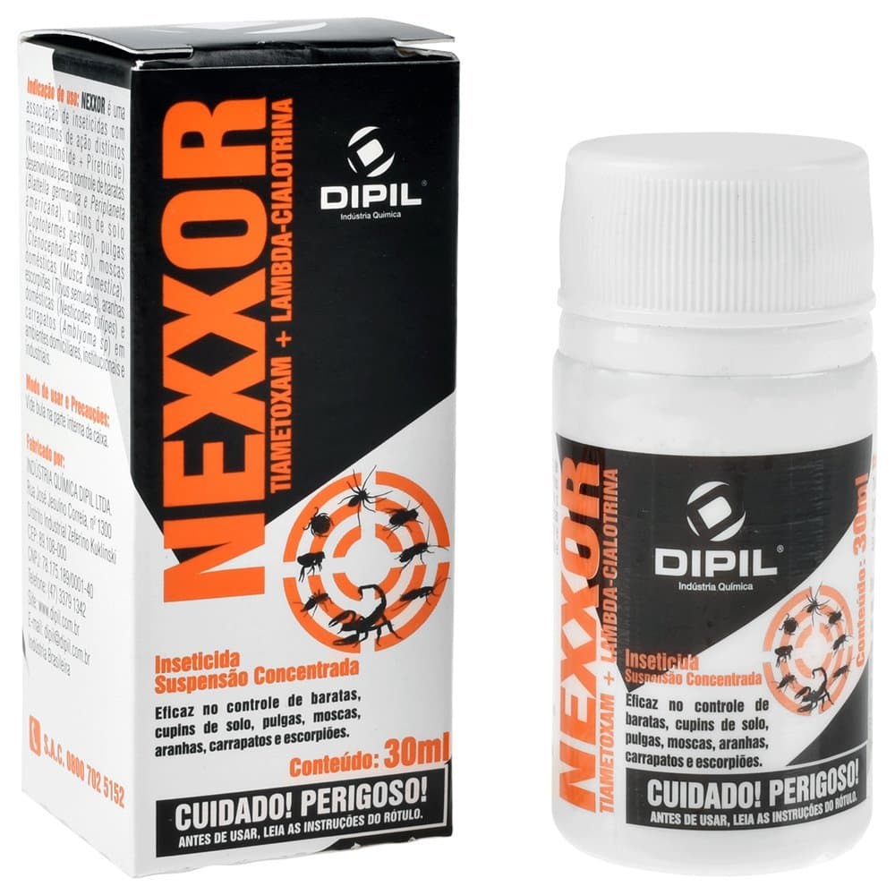 Nexxor Inseticida Suspensão Concentrada Dipil 30 ml - Lambda-Cialotrina e Tiametoxam