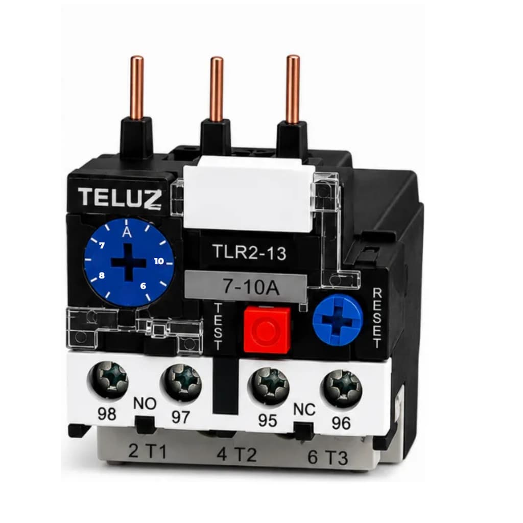 Relé Térmico Ajustável 7-10A para Automação Elétrica