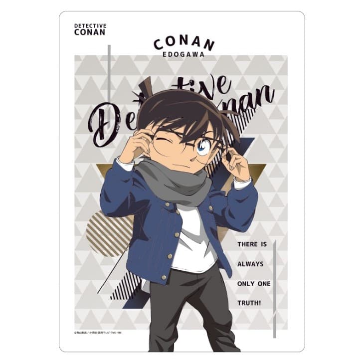Estoque pronto Detetive Conan Limited Japão CRUX Backing Board Shuichi Akai Haihara Ai Anime Co-Branded Limited B5
