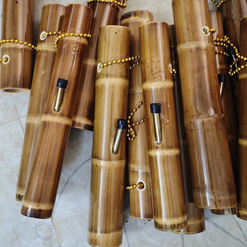 Tubo de água de bambu fumaça Dalu bambu portátil tubo de água especialidade Guangdong Zhanjiang Mak nome longo curto tub