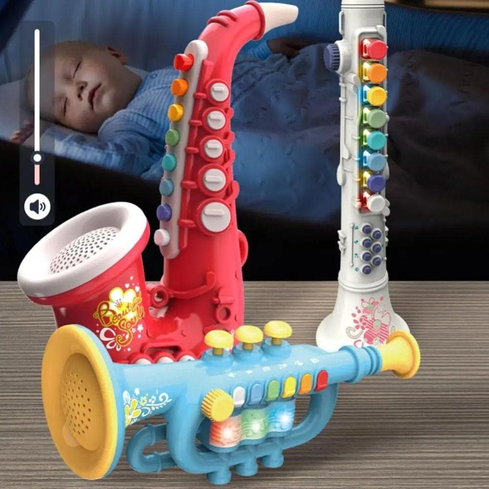 Instrumento Musical Infantil SUNDANCE, Saxofone e Clarinete de Simulação, Instrumentos