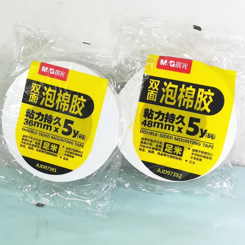 Chenguang AJD97391 Esponja Cola AJD97392 Cola de Espuma Ultra Larga Fita Adesiva Dupla Face 36|48mm