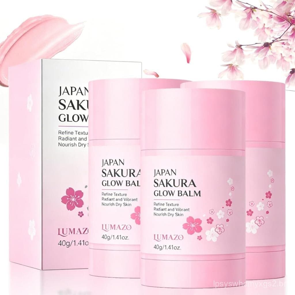 Bálsamo para os Pés e Calcanhares Sakura do Japão para Pés Secos, Bálsamo Hidratante para Calcanhares e Pés Secos com Ma