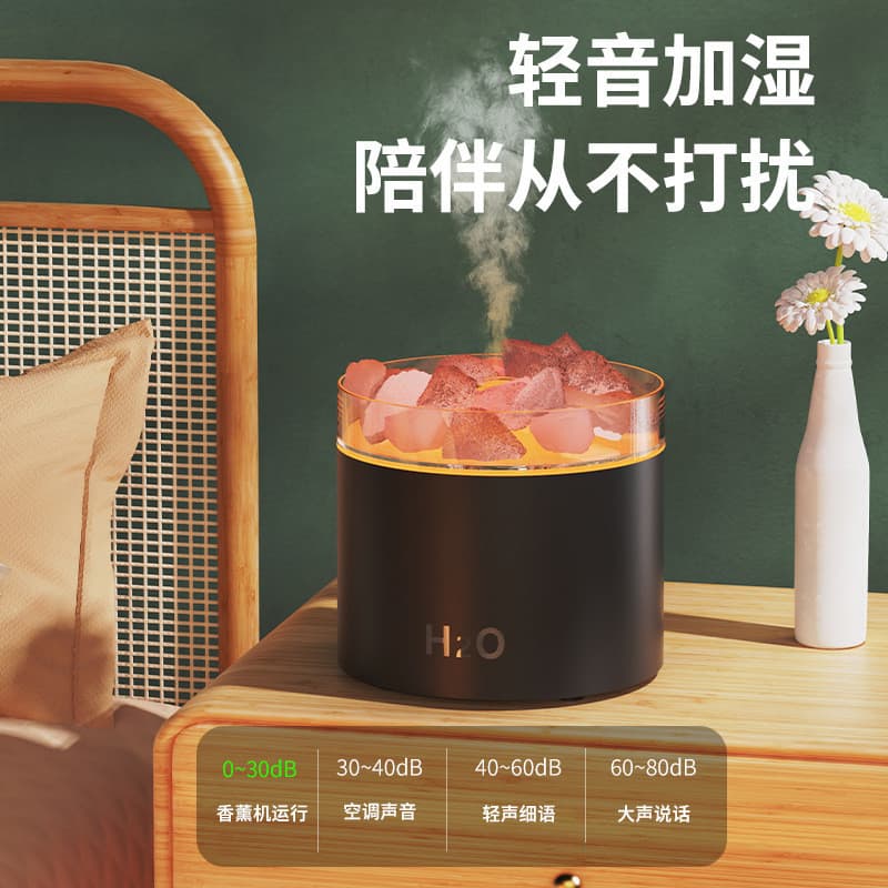 Novo difusor de aroma de rachadura difusor de aroma automático umidificador colorido quarto doméstico Desktop