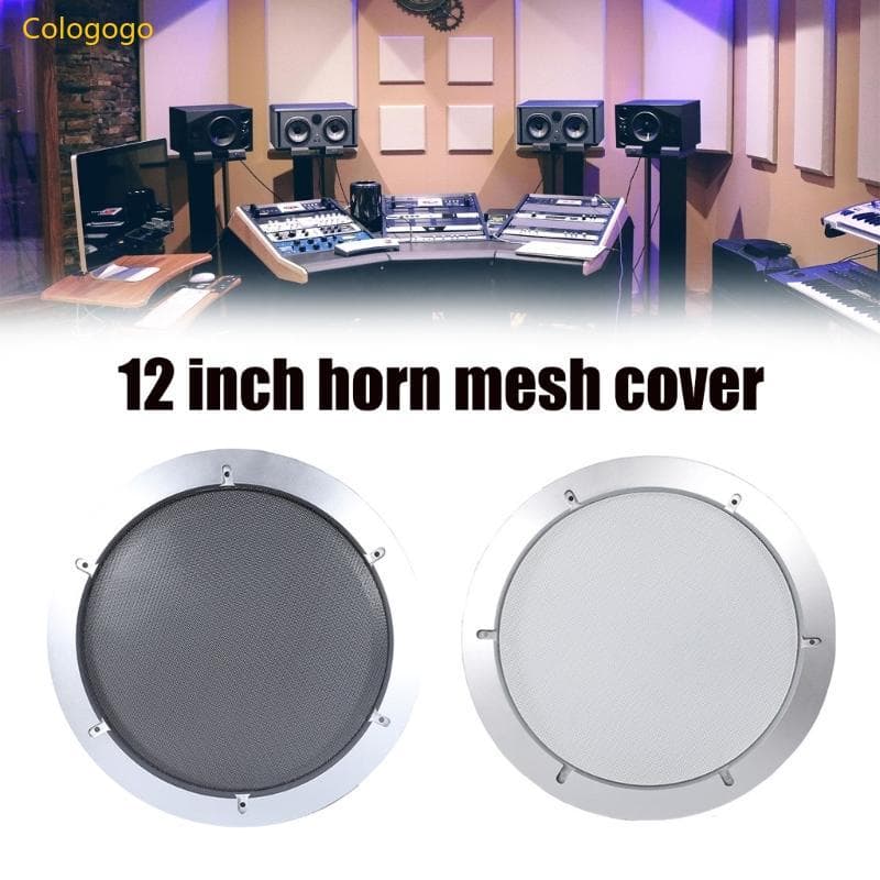 Cologogo 12 Polegadas Alto-Falantes Do Carro Grades Capa De Malha De Metal Protetora Para Subwoofer Acessórios De Som