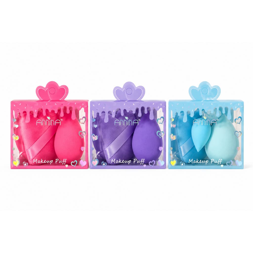 Kit de Esponjas para Maquiagem Com 5 Peças Annina Makeup Puff