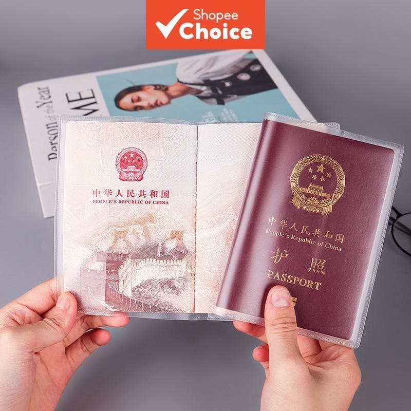 Capa Transparente Para Documentos De Viagem Passaporte E Identificação