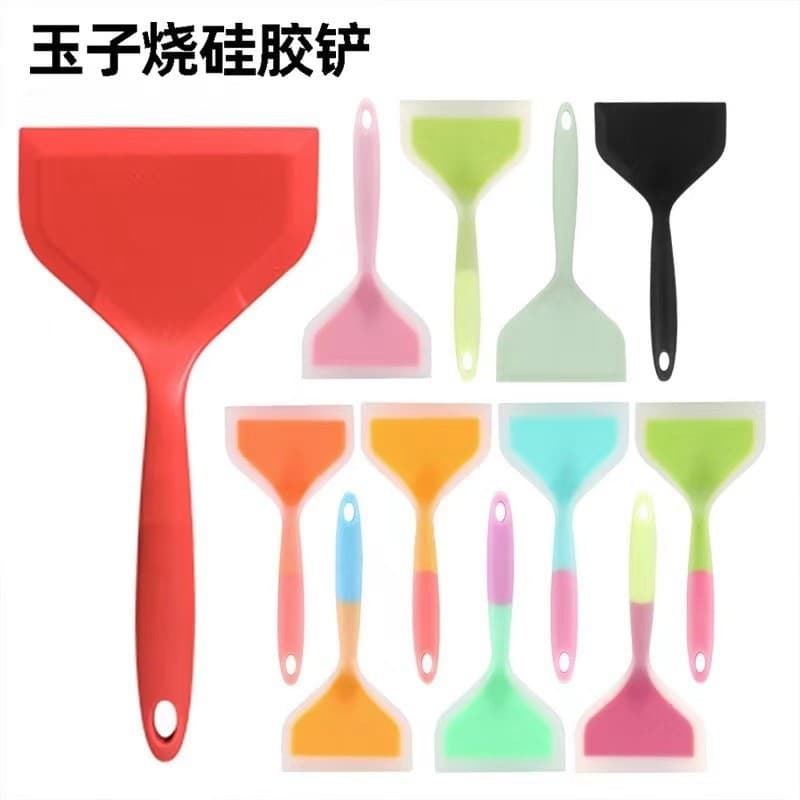 Espátula espátula cozimento antiaderente Pan não machuca pote espátula cozinha doméstica cozinhar especial Silicone panq