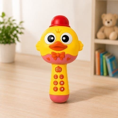 Microfone Infantil Recarregavel Bluetooth Musicas Historias Educativas Diversao Infantil