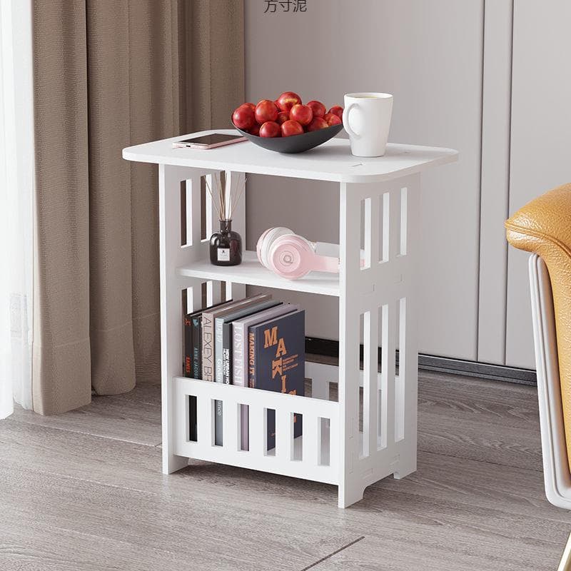 Mesa de cabeceira simples quarto Mini armário de armazenamento sala estar sofá mesa lateral mesa café dormitório mesa ca