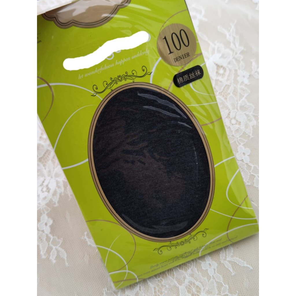Comércio exterior japonês único cinza escuro meia-calça Material de algodão fino exterior Wear boa aparência primavera s