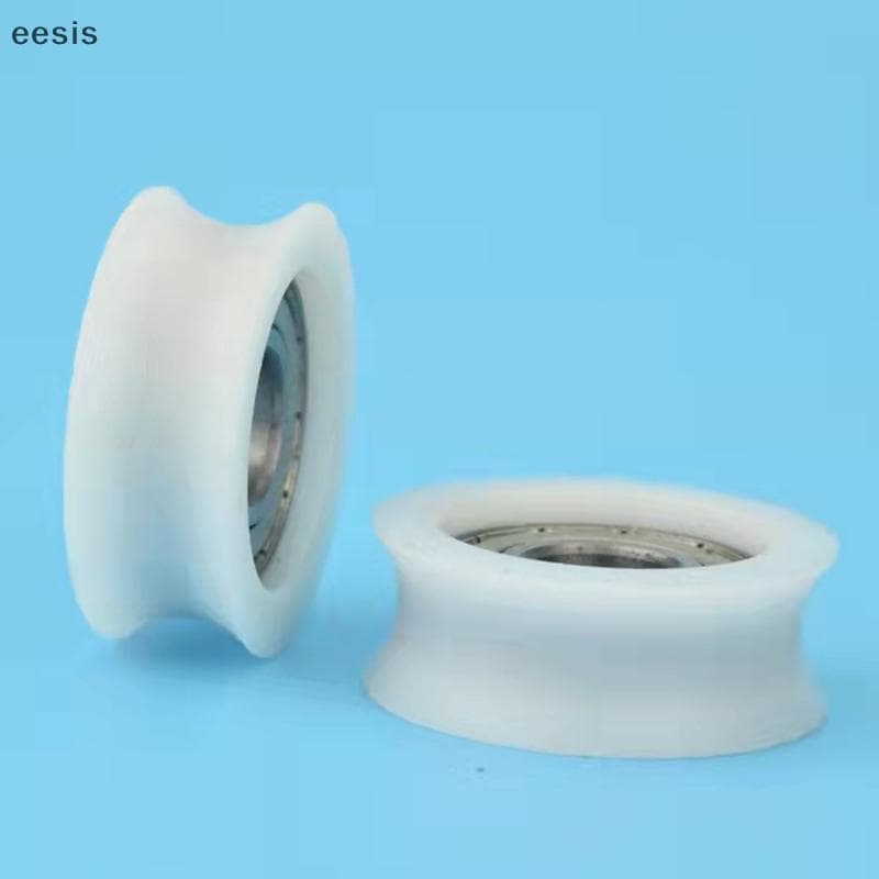 Rodas De Rolamento De Esferas De Polia Redonda De Nylon Com Ranhura Em U eesis , Usadas Para Portas E Janelas , De Chuve