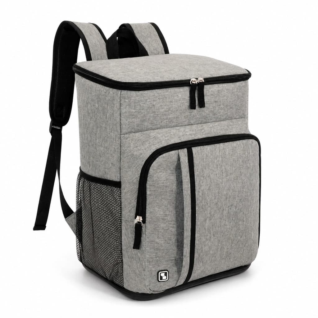 Mochila Térmica Everest 15L Cooler Com Bolsos Frontais e Laterais Praia Camping Viagem