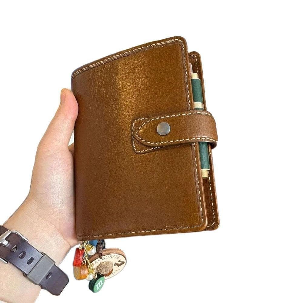M5 Caderno Escudo , Páginas Internas Em Branco Removíveis Casca Dura Agenda Planejador Livro , Bloco De Notas De F