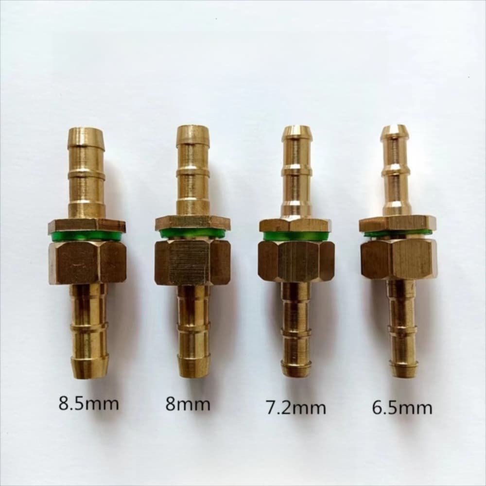 Conector De Reparo De Mangueira De Latão , Pulverizador De Pulverização De Alta Pressão De 6.5/7.2/8/8.5 Mm