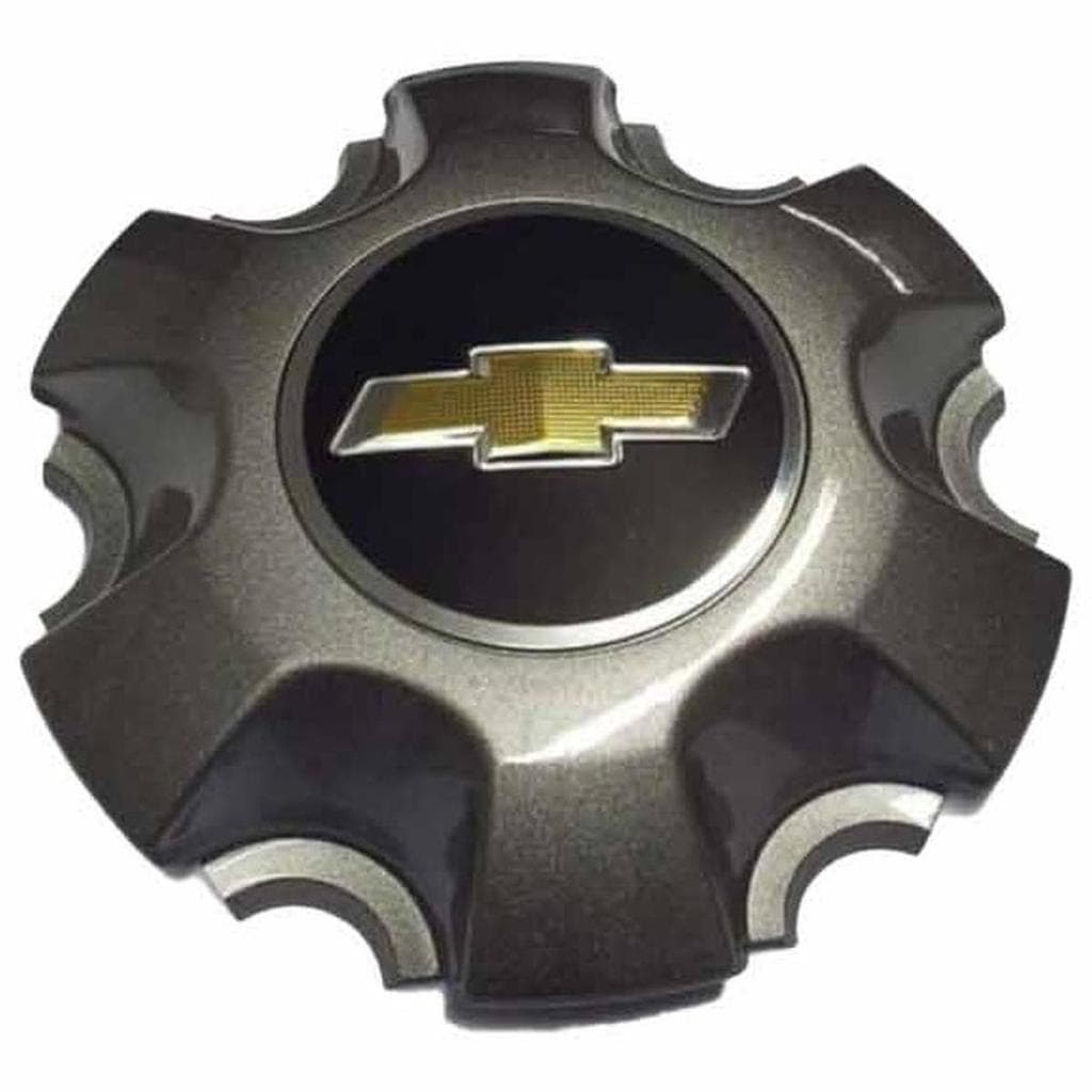 Calotinha Central Roda Aro 18 GM 52131513 Chevrolet S10 Nova 2017-2023 Original Cinza Escuro