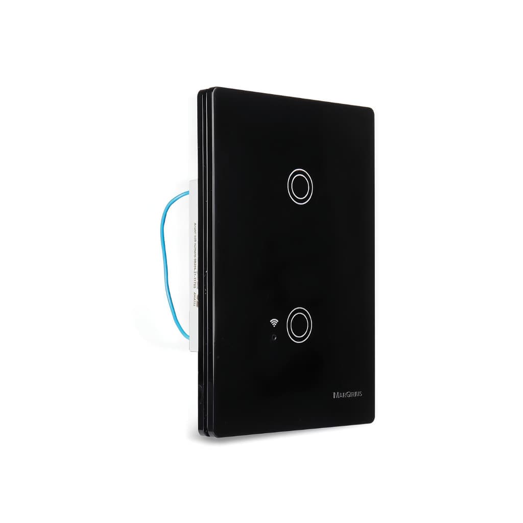 INTERRUPTOR INTELIGENTE MARGIRIUS SMART LINK TOUCH 2 TECLA PRETO BIVOLT
