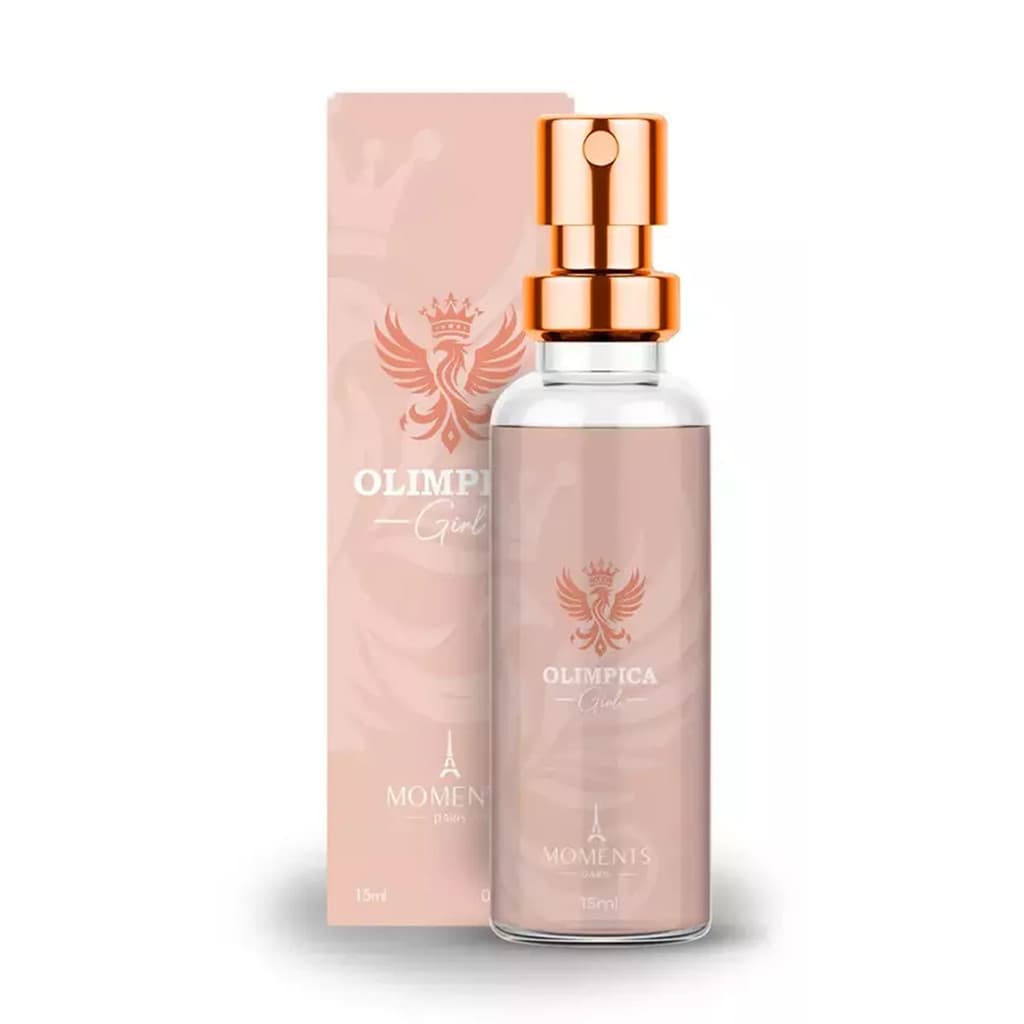Perfume Olímpica Girl Colecionável Feminino Moments Paris 15 ml