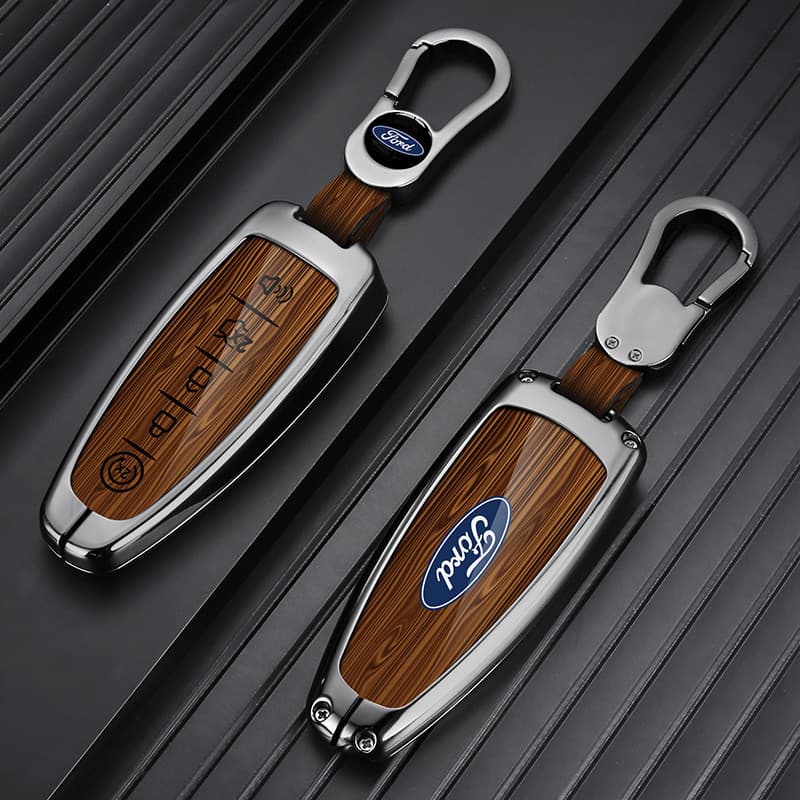 Capa de Chave de Carro em Liga de Zinco para Ford Edge Escape Expedition Explorer Focus Taurus Flex C-Max 3854