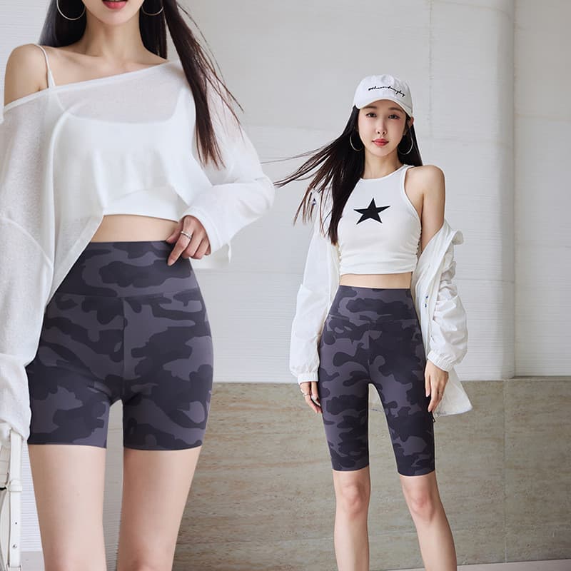 Calças de tubarão verão finas calças de segurança ao ar livre feminino Anti-exposição exterior Wear abdômen-estreito Yog