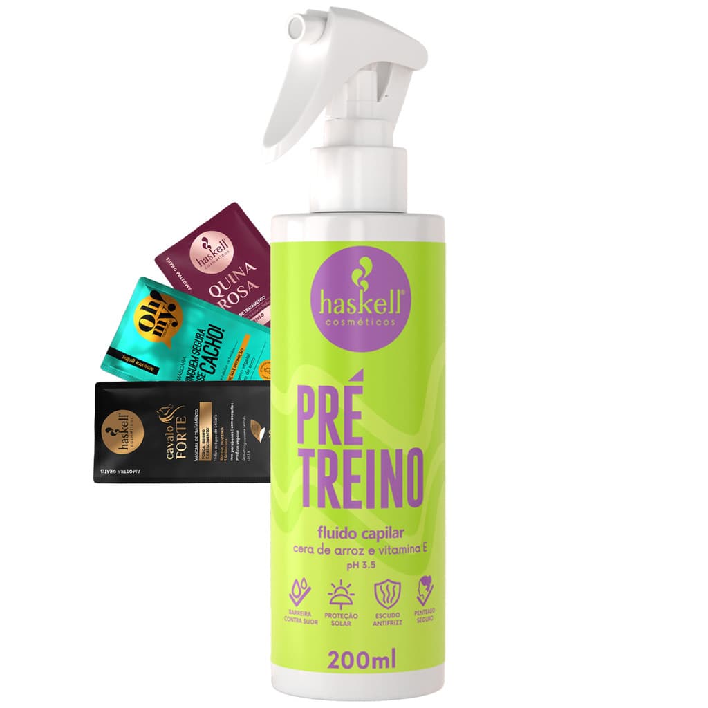 Fluido Capilar Haskell Pré Treino 200ml