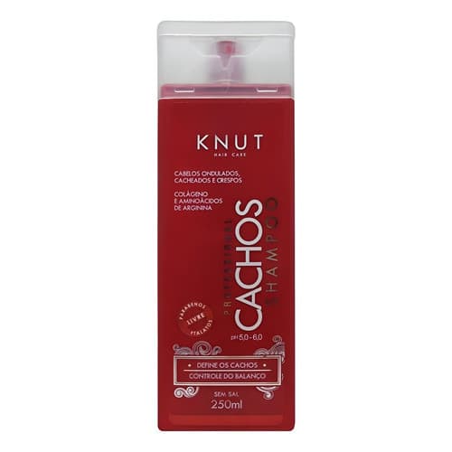 Knut Cachos Shampoo 250ml Cabelos Cacheados