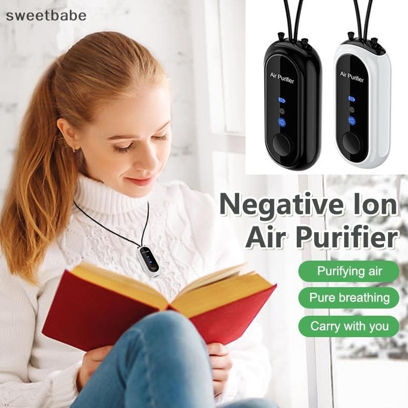 Portátil Íon Negativo Mini Purificador De Ar Wearable Nelace Ambientador Para Pet Desodorizador Formaldeído Remoção Do T
