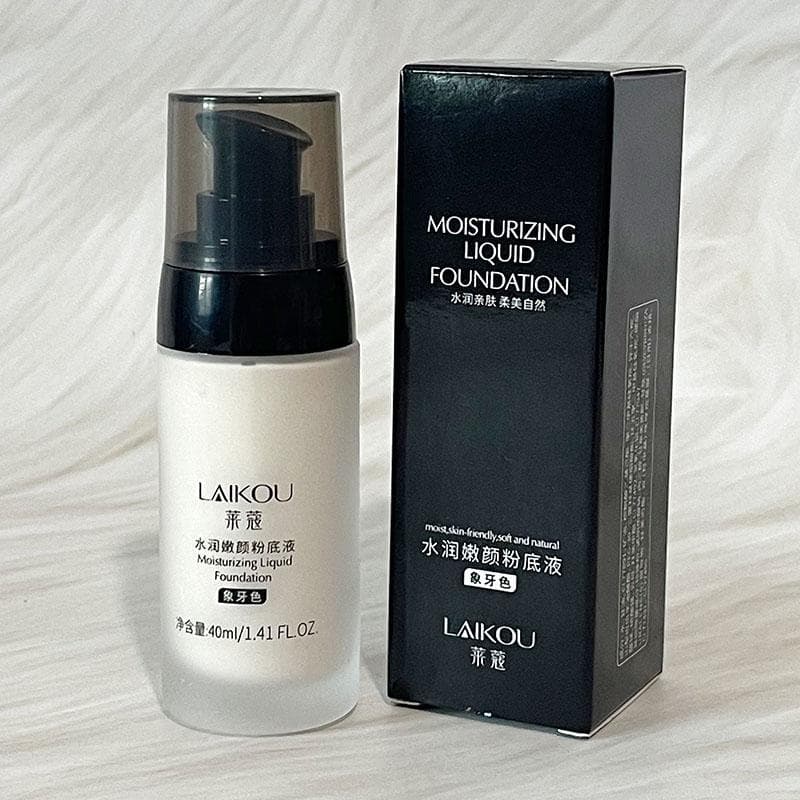 Lycome hidratante rejuvenescedor líquido fundação corretivo maquiagem Nude hidratante de longa duração não-despertar à p