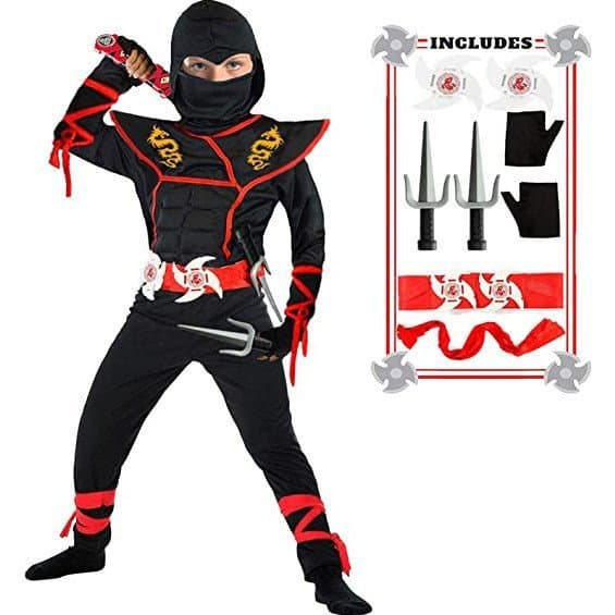 Fantasia de Carnaval de Anime Ninja Ninjago para Meninos, Halloween, Presentes para Festas NBXE