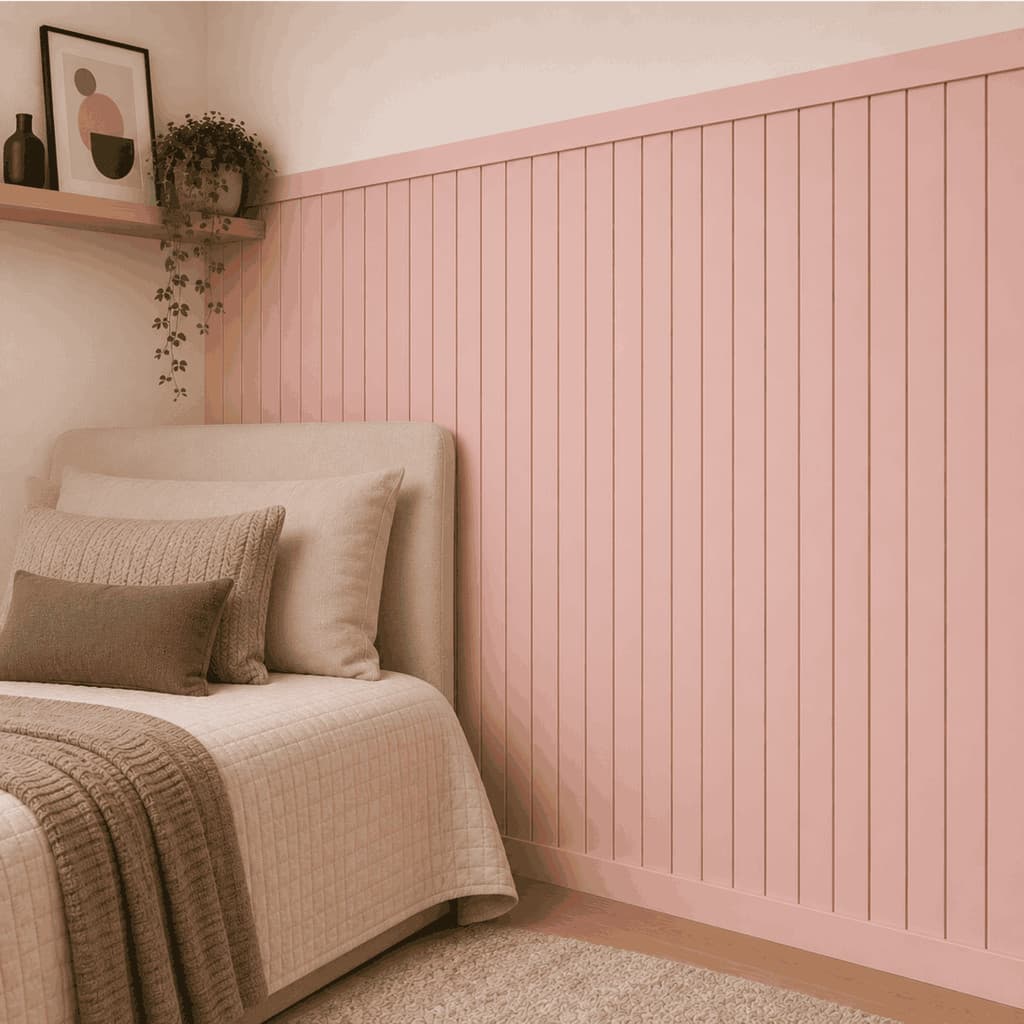 Kit Painel Ripado MDF 120x5cm Madeira Shiplap Lambril Boiserie Parede Recepção Consultório Loja