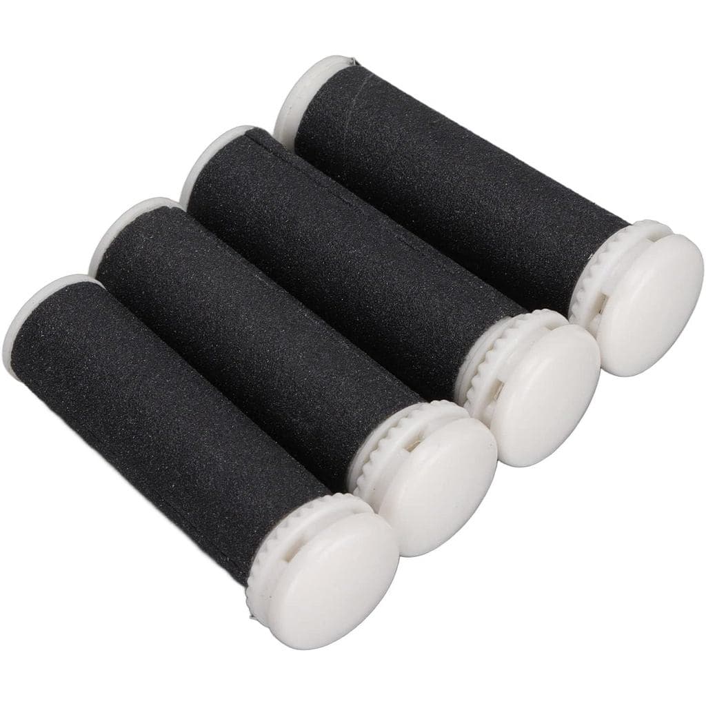 4 Peças de Rolos Elétricos para Lixar os Pés, Acessórios de Lixadeira Elétrica para os Pés em ABS, Cabeças de Lixamento