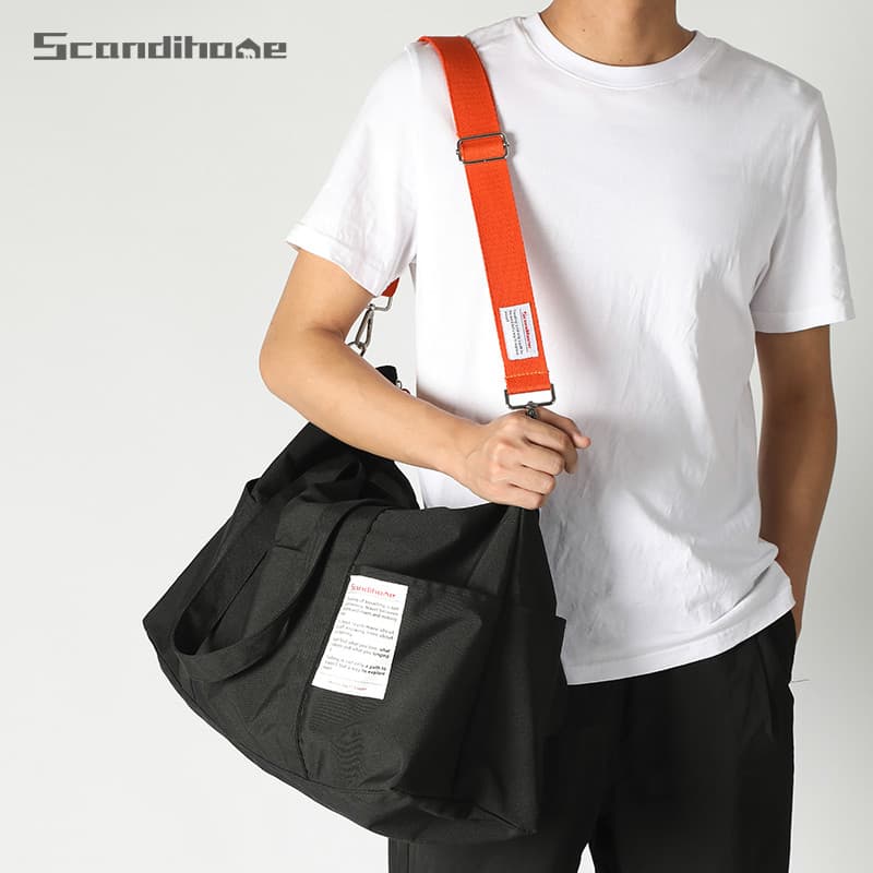 Nova moda de grande capacidade portátil saco de viagem de curta distância passeio sacola de viagem das mulheres dos home