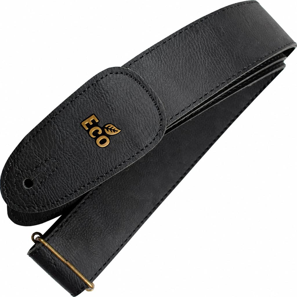 Correia Basso Eco LT 01 Preta Para Guitarra Violão Baixo Alça Ajustável Confortável Resistente