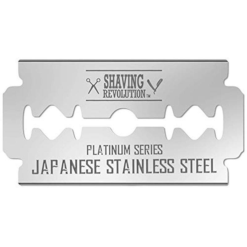Lâminas De Barbear Shaving REVOLUTION Double Edge-Segurança Masculina Para Platinum Aço Inoxidável Japonês Um Suave , Pr