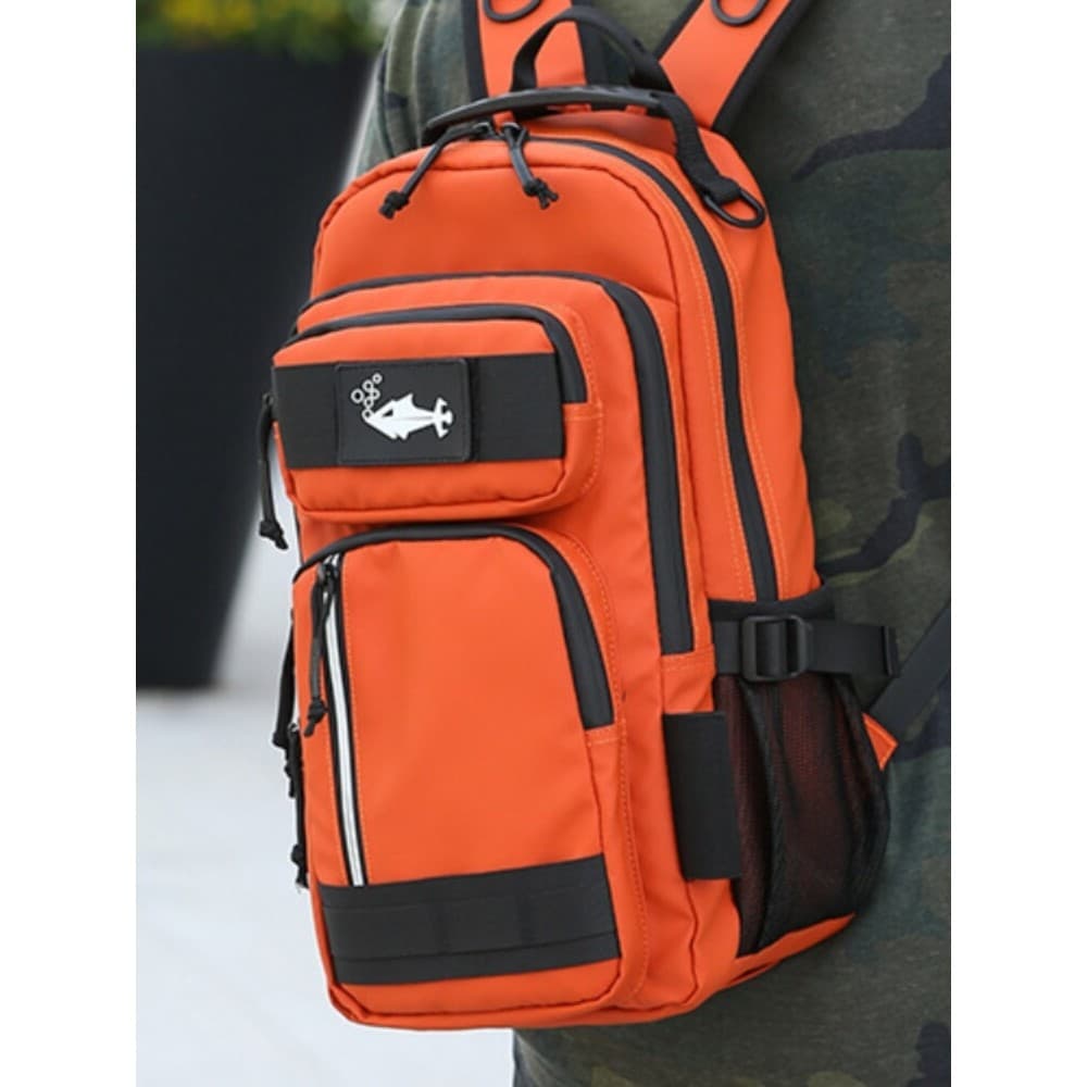 Bolsa multifuncional para isca de pesca, mochila à prova d'água de grande capacidade para viagem ao ar livre, esportes,