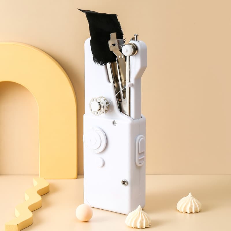 Casa pequena mini costura elétrica mini dispositivo de costura resistente Manual simples portátil máquina de costura Man