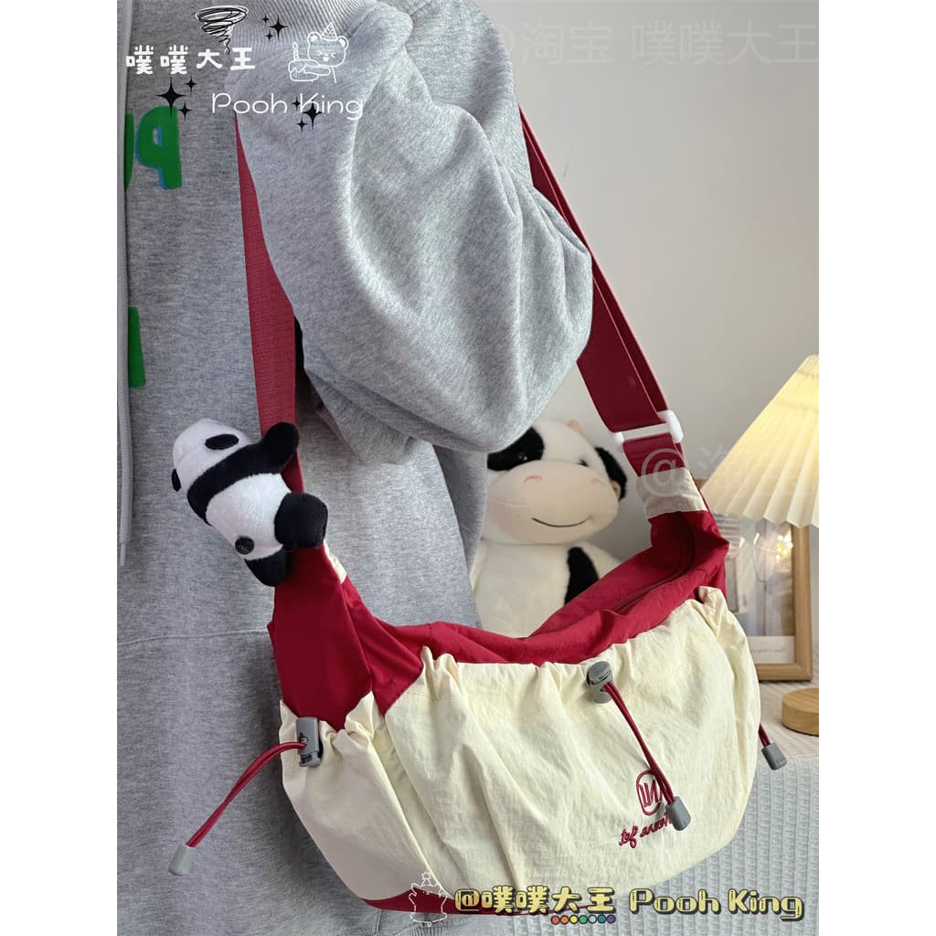 Versão coreana ins All-Match saco do mensageiro feminino leve grande capacidade bolinho saco estudante Commuter viagem a