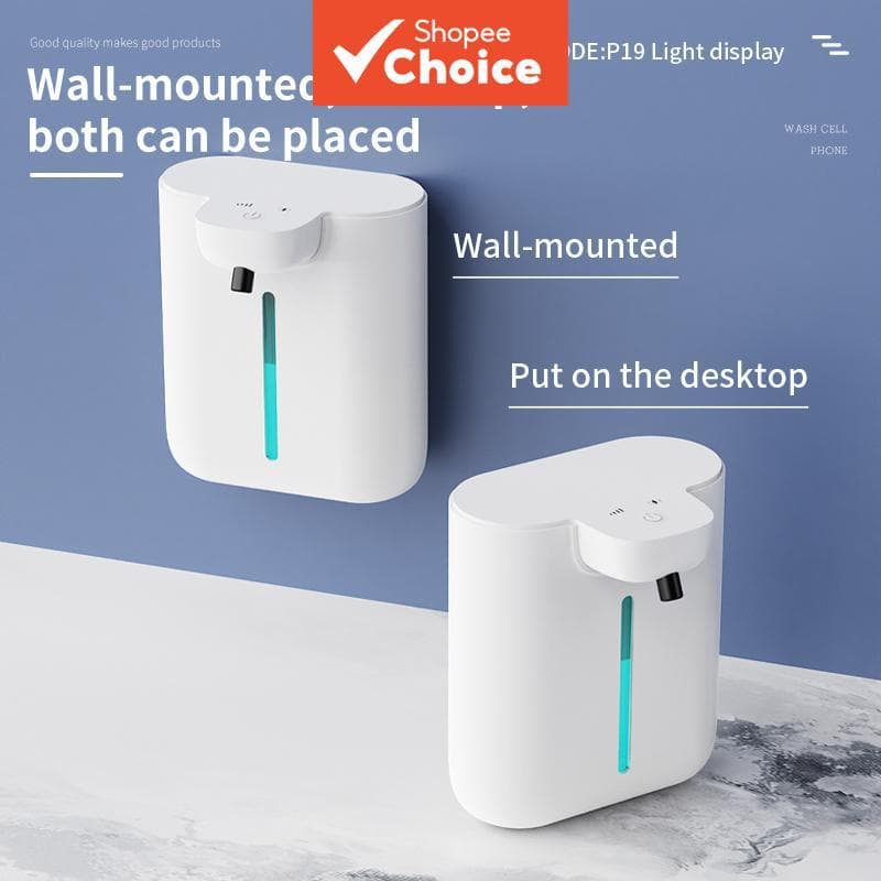 Dispensador automático de sabonete em espuma por sensor sem contato, recarregável por USB, 500ml, máquina inteligente de